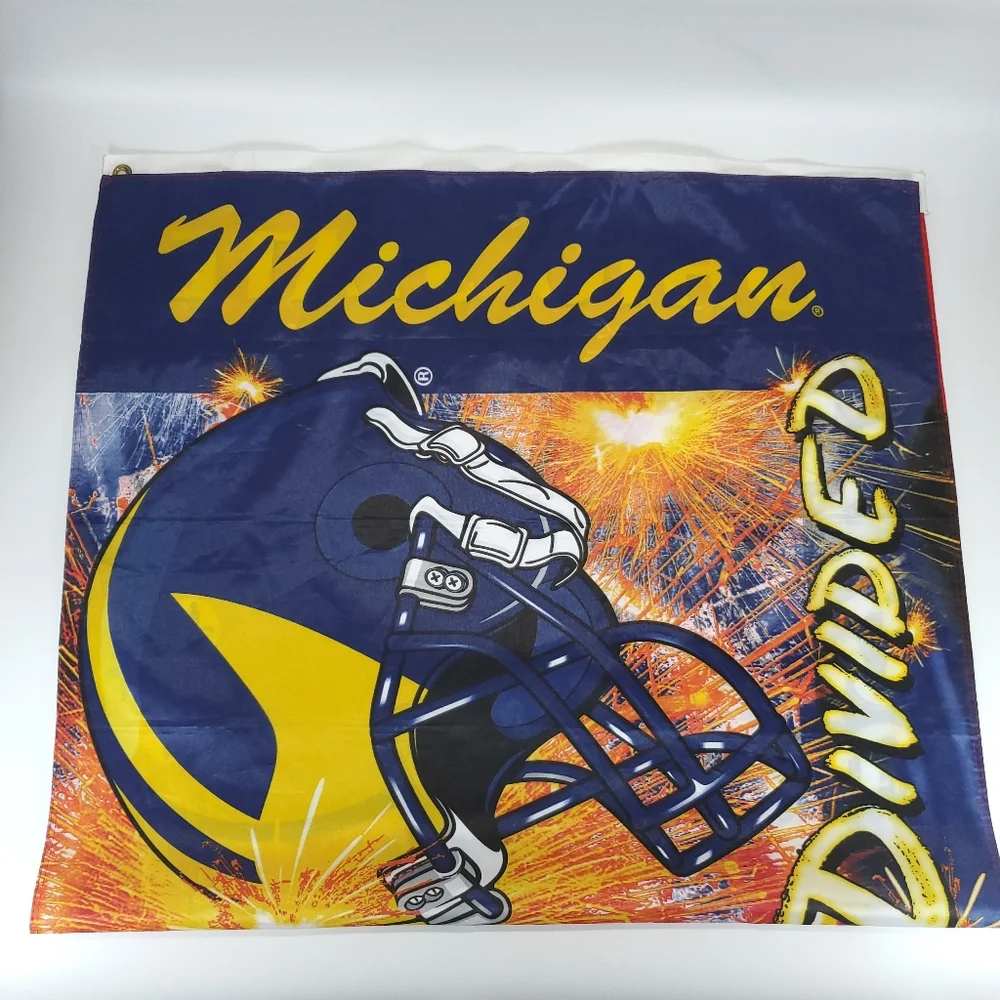 Ohio State X Michigan Football House Divided Banner